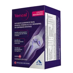 Verical com 60 Comprimidos Revestidos