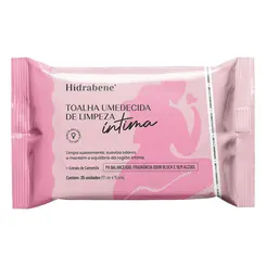 Toalha Umedecida de Limpeza Íntima Hidrabene 25 Unidades