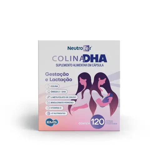 Colina DHA Neutrofer com 120 Cápsulas