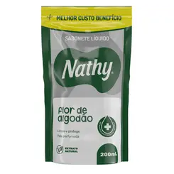Sabonete Líquido Flor de Algodão Refil Nathy 200ml