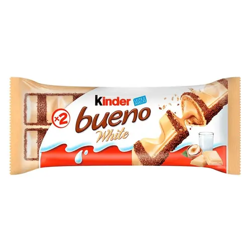Bombom Wafer Kinder Bueno White 39g