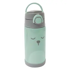 Garrafa Térmica Parede Dupla Gummy Verde Buba 400ml