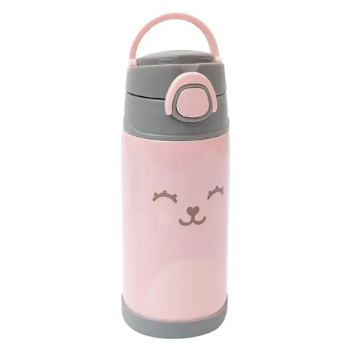 Garrafa Térmica Parede Dupla Gummy Rosa Buba 400ml