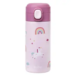 Garrafa Térmica Parede Dupla Buba Magic Unicórnio 400ml