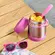 Pote Térmico com Colher Buba Alimentação Infantil Rosa 320ml