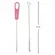 Kit Escovas de Limpeza para Canudo Rosa 09735 - Buba