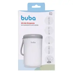 Kit Portátil com estojo Buba para Limpeza de Mamadeira