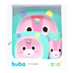 Kit Refeio Introduo Alimentar Buba Zoo Unicrnio