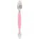 Colher Raspa Fruta Bebê 2 em 1 Rosa Buba