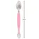 Colher Raspa Fruta Bebê 2 em 1 Rosa Buba