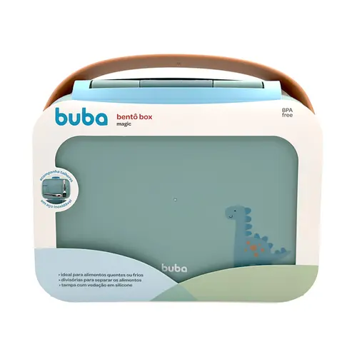 Lancheira Bent Box Magic Buba com Divisrias Dino