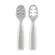 Kit 2 Colheres de Treinamento Autoalimentao 6m+ Buba Cinza