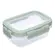 Kit 3 Potes Hermticos Buba Com Trava Antivazamento Verde