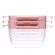 Kit 3 Potes Hermticos Buba Com Trava Antivazamento Rosa