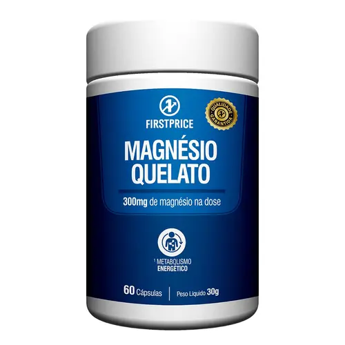 Magnésio Quelato 300mg 60 Cápsulas