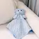 Naninha Para Beb Ursinho Algodo Doce Azul Buba