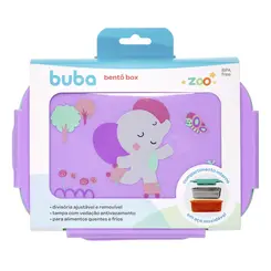 Lancheira Bent Box com Divisrias Buba Zoo Elefante