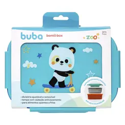 Lancheira Bent Box com Divisrias Buba Zoo Panda