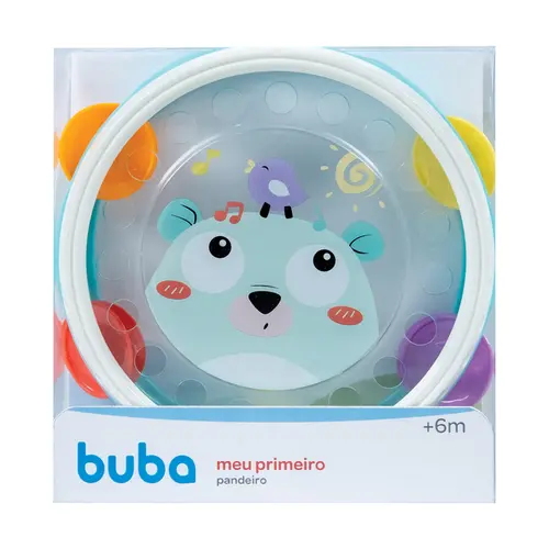 Brinquedo Infantil Musical Buba Meu Primeiro Pandeiro