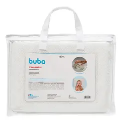 Travesseiro Viscoelstico Branco com Capa Buba
