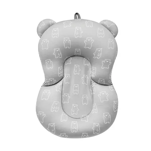 Almofada De Banho Buba para Beb Ursinho Cinza