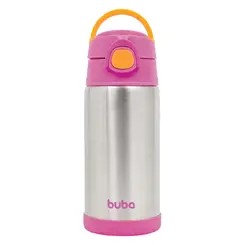 Garrafa Trmica Buba Parede Dupla Rosa 400ml