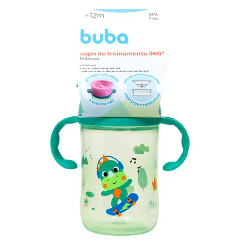 Copo de Treinamento 360 Buba zoo Dino 300ml