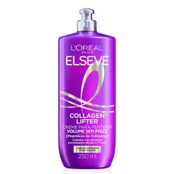 Creme de Pentear Sem Frizz Elseve Colágeno Lifter 250ml