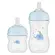 Kit 2 Mamadeiras Buba Easy Flow Elefante Azul 120ml e 270ml
