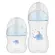 Kit 2 Mamadeiras Buba Easy Flow Elefante Azul 120ml e 270ml