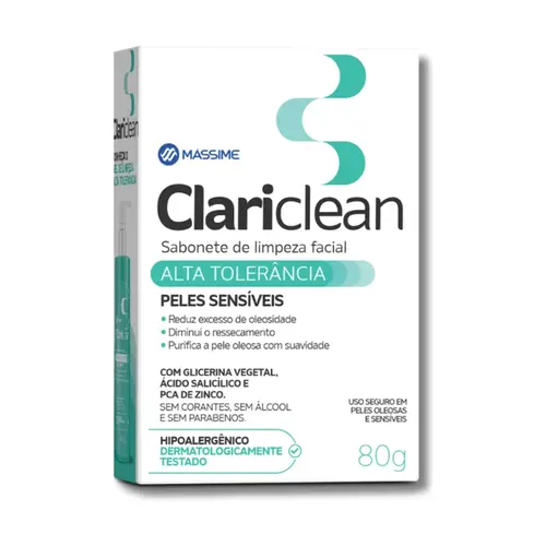 Sabonete Facial Clariclean Alta Tolerância Sensível 80g