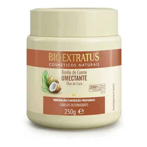 Banho de Creme Umectante Oleo de Coco 250g