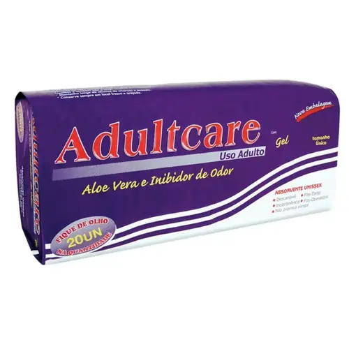 Absorvente  Geneiatrico Adultcare 20 Unidades