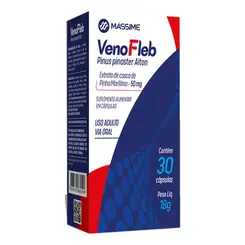 Suplemento Nutricional Massime Venofleb Pinus Pinaster 50mg 30 Cápsulas