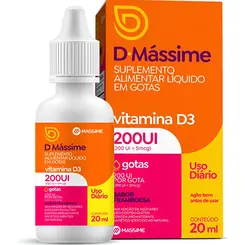 Vitamina D3 200ui/gota Massime 20ml