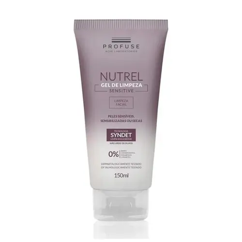 Gel Limpeza Facial Profuse Nutrel Sensitive Pele Sensível Dia/Noite 150g