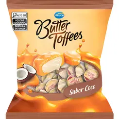 Bala Butter Toffes Arcor Sabor Coco 90g