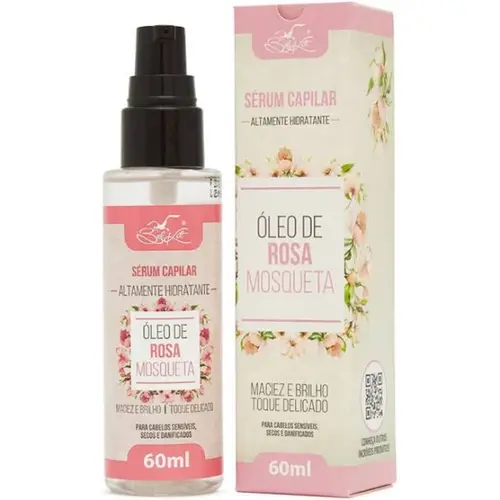 Óleo Serum Capilar Reparador Rosa Mosqueta Secos Danificados Belkit 60ml