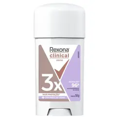 Desodorante Stick Rexona Clinical Extra Dry Feminino 58g