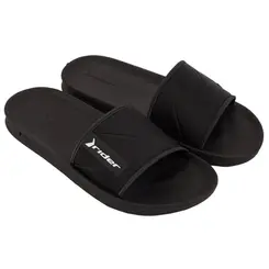 Chinelo Rider Street Slide Preto/Branco 43/44