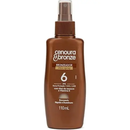 Cenoura e Bronze Óleo Bronzeador Spray Fps6 110ml