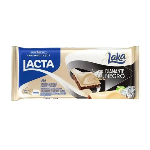 Chocolate Lacta Diamante Negro Laka 80g