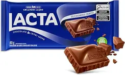 Chocolate Lacta Ao Leite Lacta Barra 80g