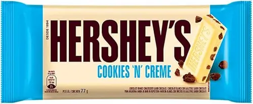 Chocolate em Barra Hershey s Cookies N Cream 77g
