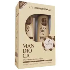 Kit Haskell Mandioca Shampoo e Condicionador 500ml