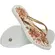 Sandália Havaianas Slim Organic Branco Dourado 37