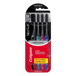 Colgate Escova De Dente Slim Soft 4 Unidades