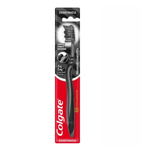 Escova dental Colgate ZigZag carvão