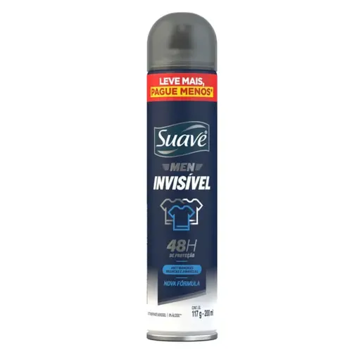 Desodorante Suave Men Invisível 48hs 200ml Suave