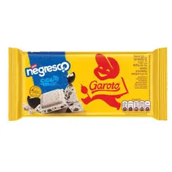 Chocolate Garoto Branco com Biscoito Negresco 80g